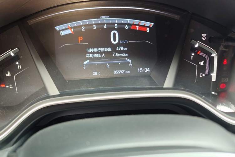 Used Honda CR-V 2019 Brilliant Edition Plus 240TURBO CVT Two-Wheel Drive Fashion Version China VI Emission Standard Odometer Close Up
