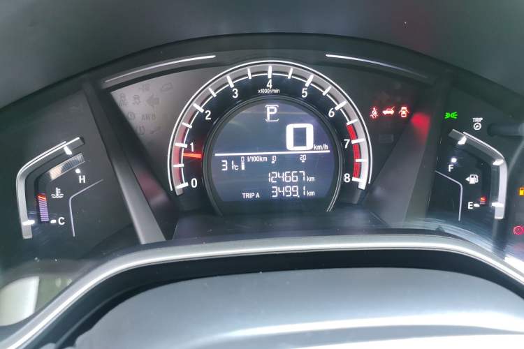 Used Honda CR-V 2019 240TURBO CVT 2WD Comfort Version China VI Emission Standard Odometer Close Up