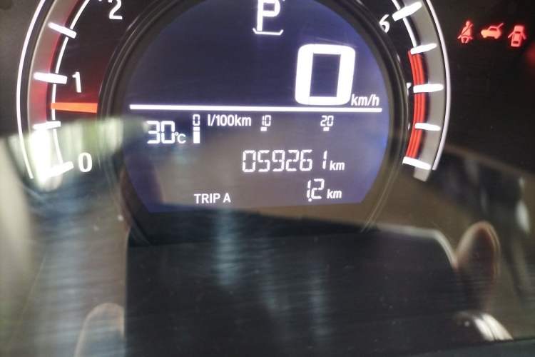 Used Honda CR-V 2019 240TURBO CVT 2WD Comfort Version China VI Emission Standard Odometer Close Up