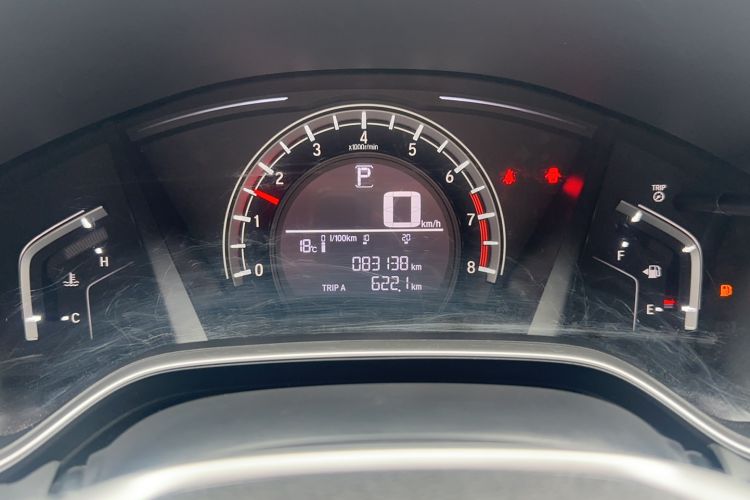 Used Honda CR-V 2019 240TURBO CVT 2WD Comfort Version China VI Emission Standard Odometer Close Up