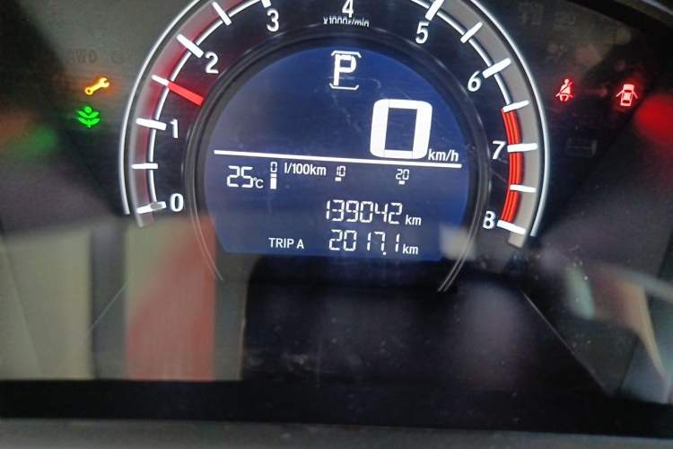 Used Honda CR-V 2019 240TURBO CVT 2WD Comfort Version China V Odometer Close Up