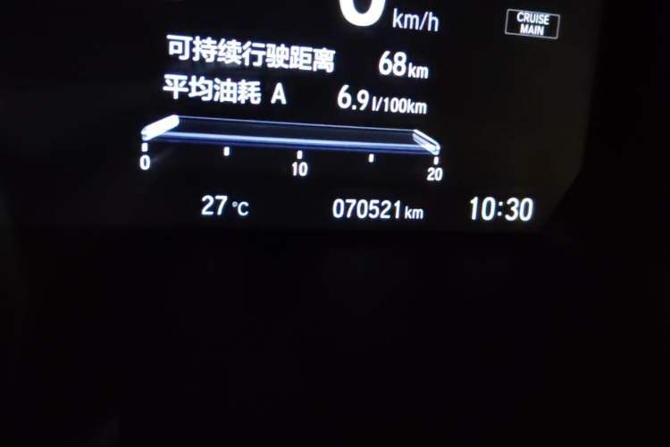 Used Honda CR-V 2019 Brilliant Edition Plus 240TURBO CVT Two-Wheel Drive Fashion Version China VI Emission Standard Odometer Close Up