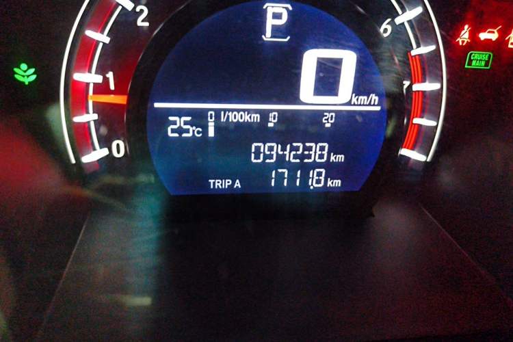 Used Honda CR-V 2019 240TURBO CVT 2WD Comfort Version China VI Emission Standard Odometer Close Up