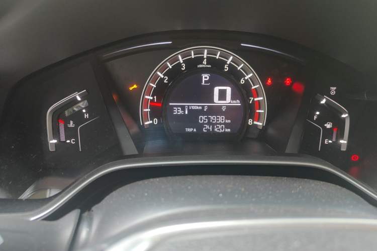 Used Honda CR-V 2019 Brilliant Edition 240TURBO CVT 2WD Comfort Version China VI Emission Standard Odometer Close Up