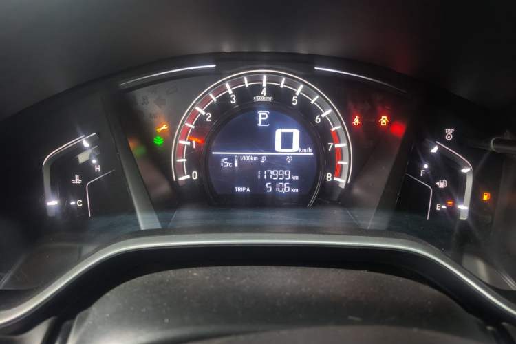 Used Honda CR-V 2019 240TURBO CVT 2WD Comfort Version China V Odometer Close Up