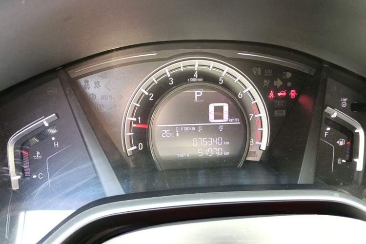 Used Honda CR-V 2019 Brilliant Edition 240TURBO CVT 2WD Comfort Version China VI Emission Standard Instrument Cluster