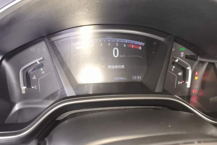 Used Honda CR-V 2019 Brilliant Edition Plus 240TURBO CVT Two-Wheel Drive Fashion Version China VI Emission Standard Instrument Cluster
