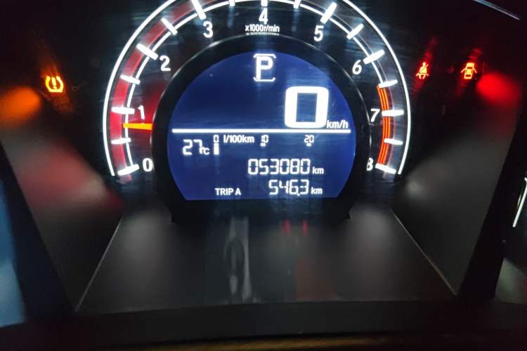 Used Honda CR-V 2019 240TURBO CVT 2WD Comfort Version China VI Emission Standard Odometer Close Up