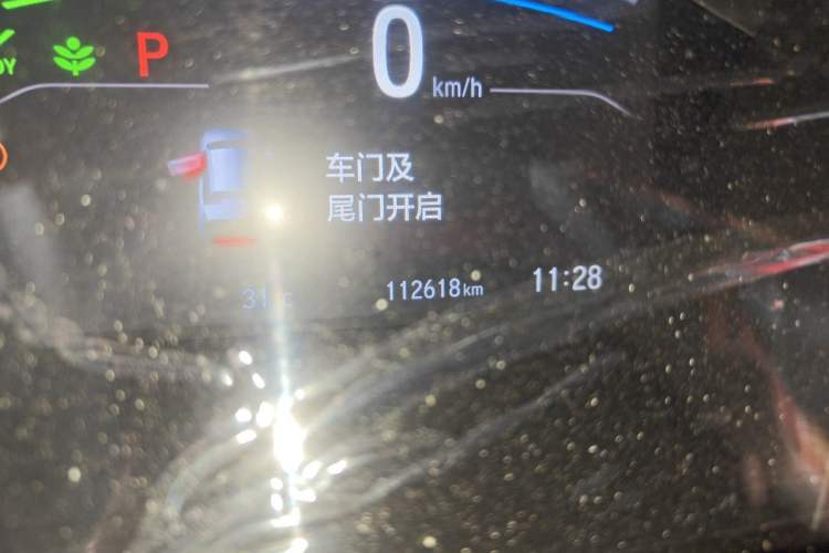 Used Honda CR-V 2019 Rui Hybrid 2.0L 2WD Pure Speed Version China V Emission Standard Odometer Close Up
