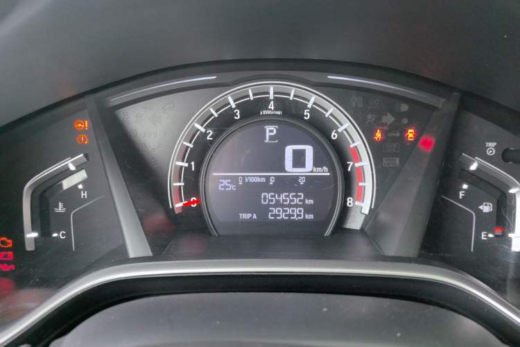 Used Honda CR-V 2019 Brilliant Edition 240TURBO CVT 2WD Comfort Version China VI Emission Standard Odometer Close Up