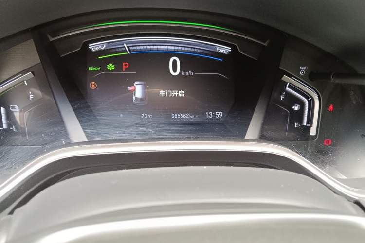 Used Honda CR-V 2019 Rui Hybrid 2.0L 2WD Pure Drive Version China V Emission Standard Odometer Close Up