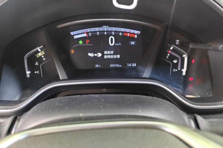 Used Honda CR-V 2019 240TURBO CVT 2WD Fashion Edition China VI Odometer Close Up
