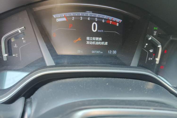 Used Honda CR-V 2019 240TURBO CVT 2WD Fashion Edition China VI Odometer Close Up