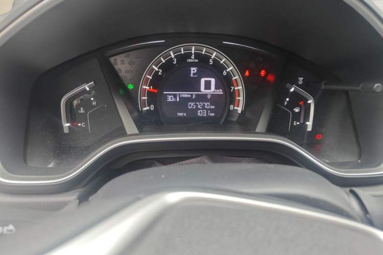 Used Honda CR-V 2019 Brilliant Edition 240TURBO CVT 2WD Comfort Version China VI Emission Standard Odometer Close Up