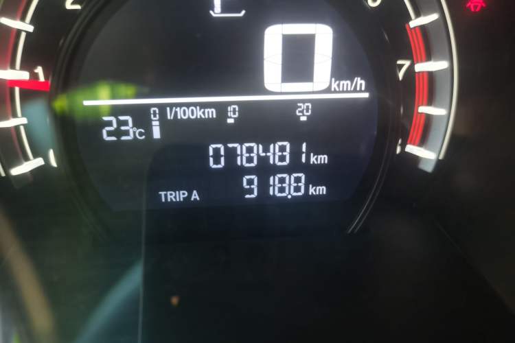 Used Honda CR-V 2019 Brilliant Edition 240TURBO CVT 2WD Comfort Version China VI Emission Standard Odometer Close Up