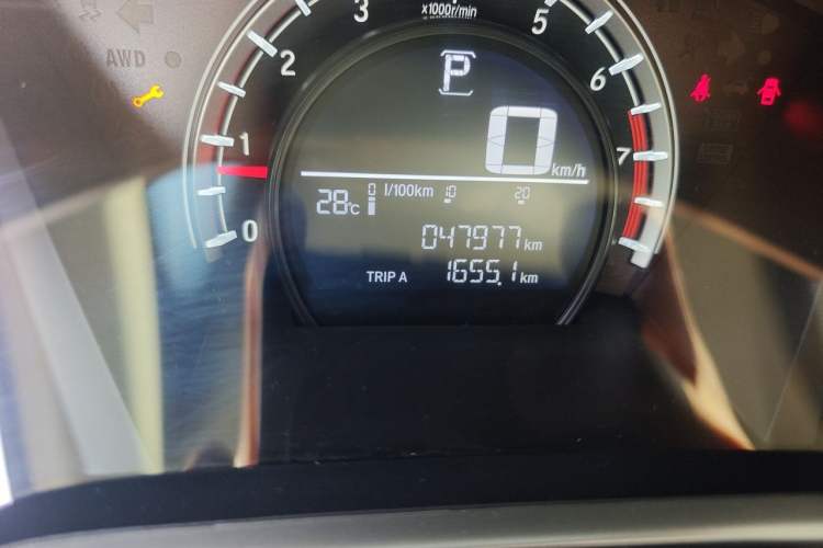 Used Honda CR-V 2019 Brilliant Edition 240TURBO CVT 2WD Comfort Version China VI Emission Standard Odometer Close Up