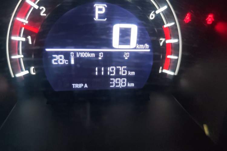 Used Honda CR-V 2019 240TURBO CVT 2WD Comfort Version China VI Emission Standard Odometer Close Up