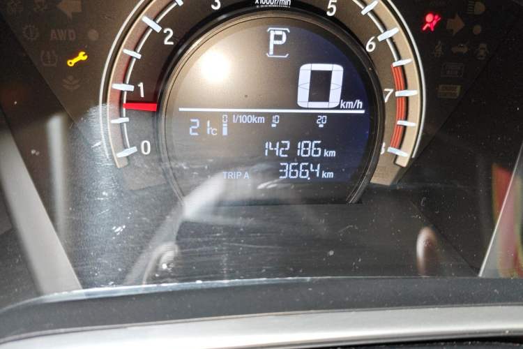 Used Honda CR-V 2019 240TURBO CVT 2WD Comfort Version China V Odometer Close Up