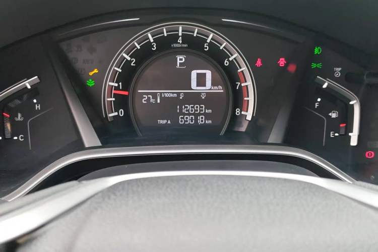 Used Honda CR-V 2019 240TURBO CVT 2WD Comfort Version China VI Emission Standard Odometer Close Up