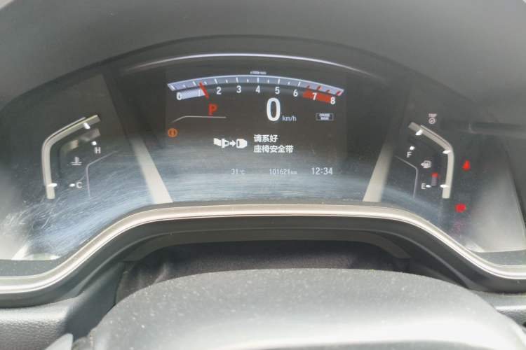 Used Honda CR-V 2019 Brilliant Edition Plus 240TURBO CVT Two-Wheel Drive Fashion Version China VI Emission Standard Odometer Close Up