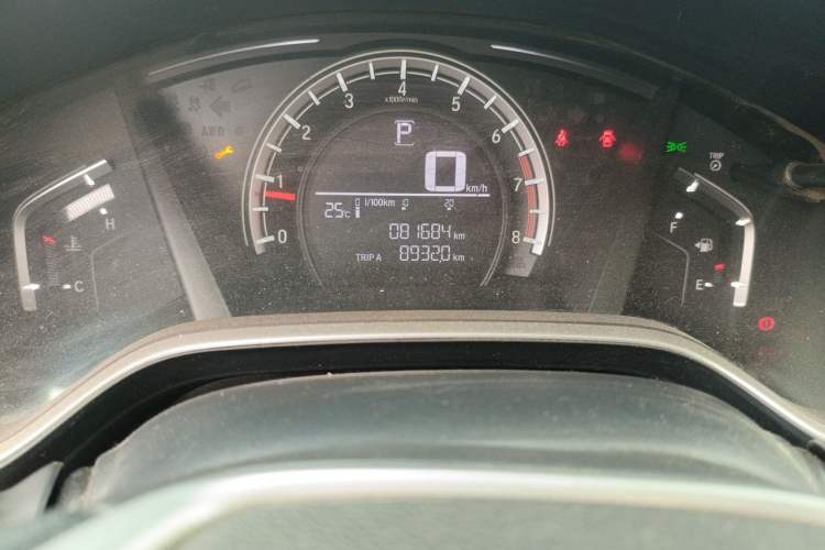 Used Honda CR-V 2019 240TURBO CVT 2WD Comfort Version China VI Emission Standard Odometer Close Up