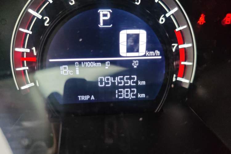 Used Honda CR-V 2019 Brilliant Edition 240TURBO CVT 2WD Comfort Version China VI Emission Standard Odometer Close Up