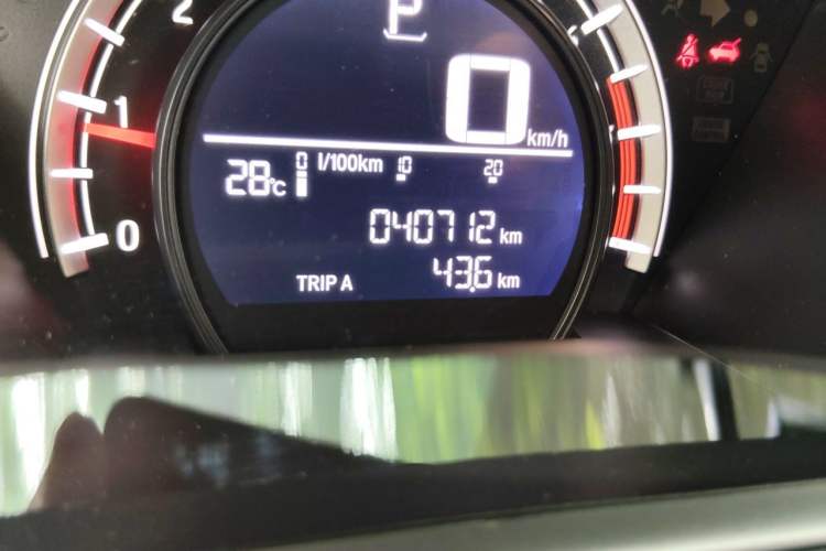 Used Honda CR-V 2019 Brilliant Edition 240TURBO CVT 2WD Comfort Version China VI Emission Standard Odometer Close Up