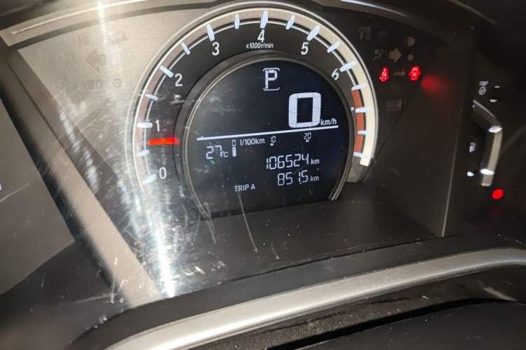 Used Honda CR-V 2019 240TURBO CVT 2WD Comfort Version China V Odometer Close Up