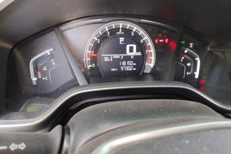 Used Honda CR-V 2019 Brilliant Edition 240TURBO CVT 2WD Comfort Version China VI Emission Standard Odometer Close Up