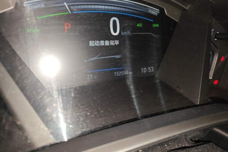 Used Honda CR-V 2019 Rui Hybrid 2.0L 2WD Pure Drive Version China V Emission Standard Odometer Close Up