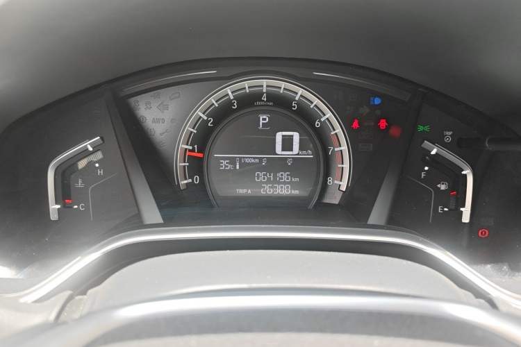 Used Honda CR-V 2019 240TURBO CVT 2WD Comfort Version China VI Emission Standard Odometer Close Up