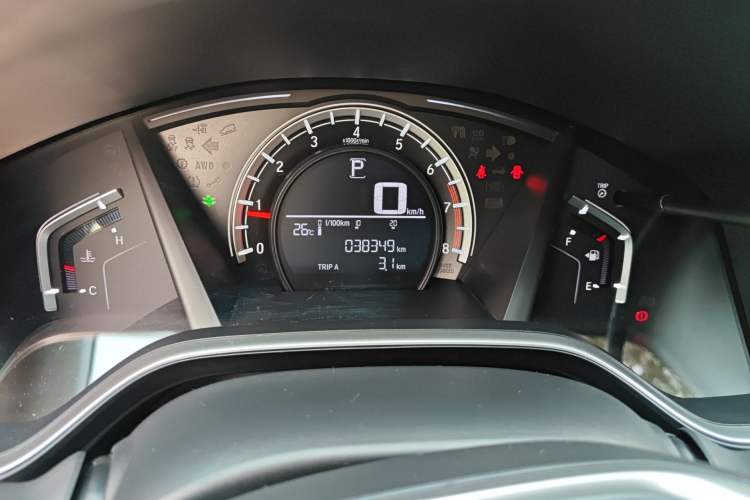 Used Honda CR-V 2019 Brilliant Edition 240TURBO CVT 2WD Comfort Version China VI Emission Standard Odometer Close Up