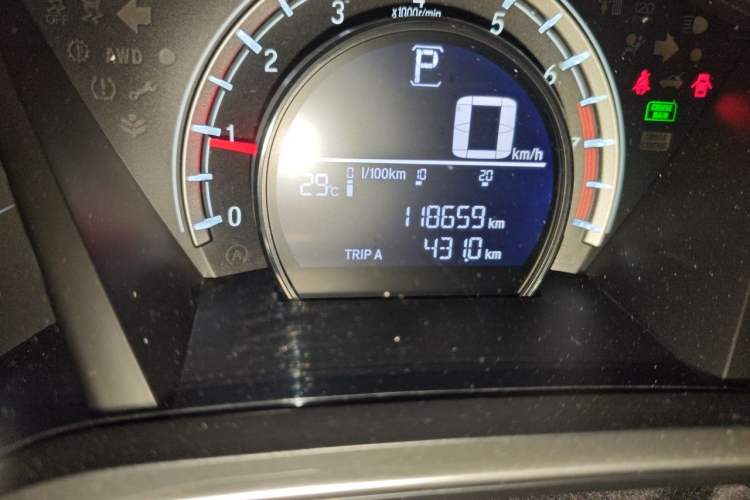 Used Honda CR-V 2019 Brilliant Edition 240TURBO CVT 2WD Comfort Version China VI Emission Standard Odometer Close Up