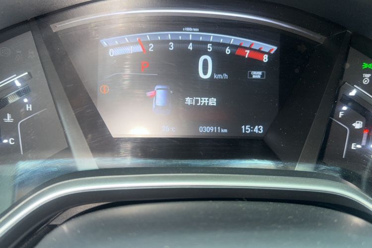 Used Honda CR-V 2019 240TURBO CVT 2WD Fashion Edition China VI Odometer Close Up