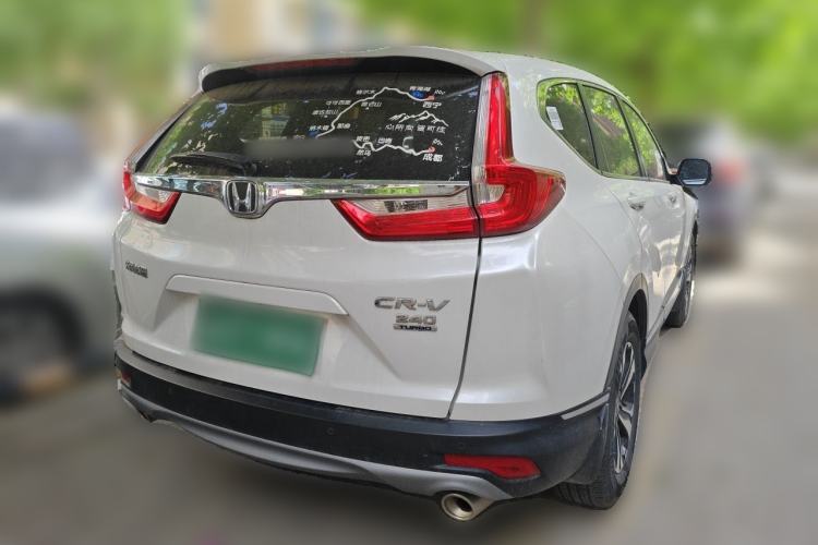 Used Honda CR-V 2019 240TURBO CVT 2WD Fashion Edition China VI Rear Right 45 Deg