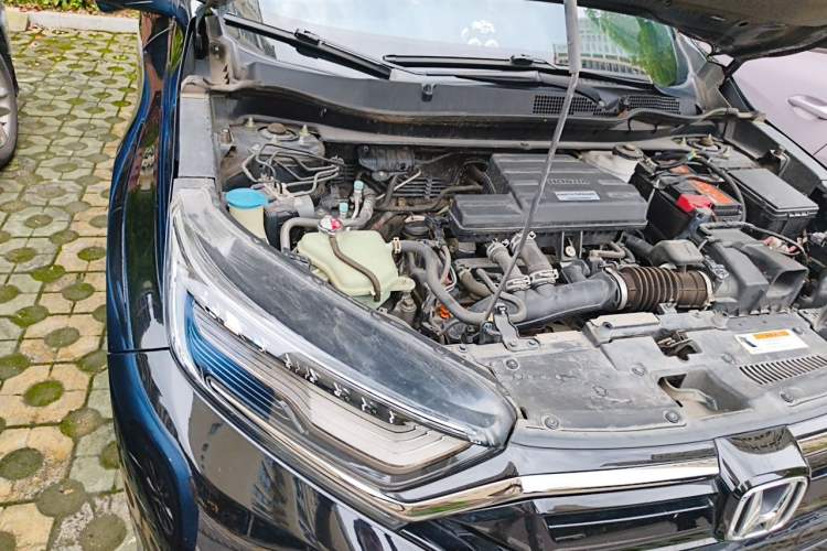 Used Honda CR-V 2021 240TURBO CVT 2WD Black Jazz Edition Engine Bay Right