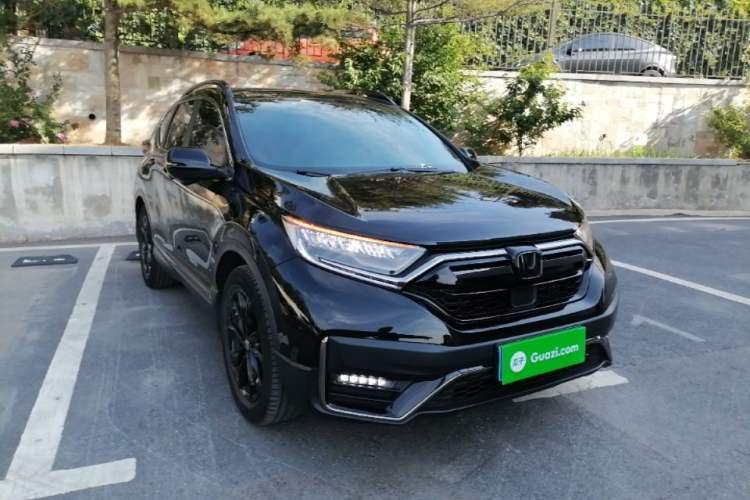 Used Honda CR-V 2021 240TURBO CVT 2WD Black Jazz Edition Front Right 45 Deg