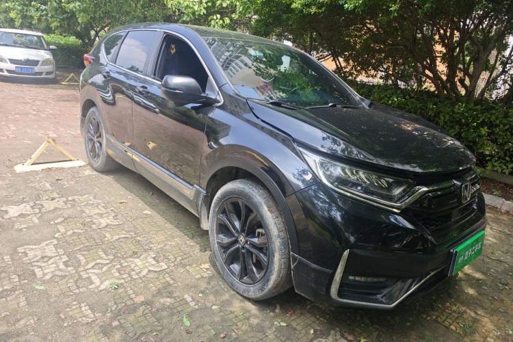 Used Honda CR-V 2021 240TURBO CVT Four-Wheel Drive Black Jazz Edition Front Right 45 Deg
