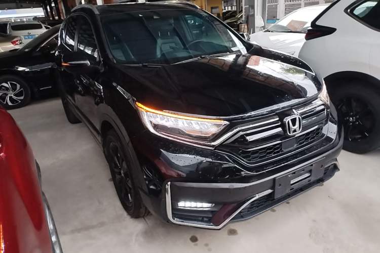 Used Honda CR-V 2021 240TURBO CVT 2WD Black Jazz Edition Front Right 45 Deg