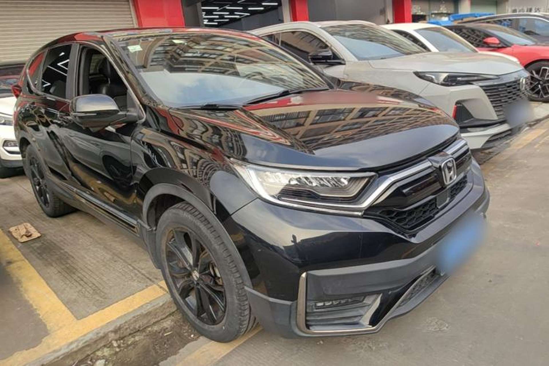 Used Honda CR-V 2021 240TURBO CVT 2WD Black Jazz Edition Front Right 45 Deg