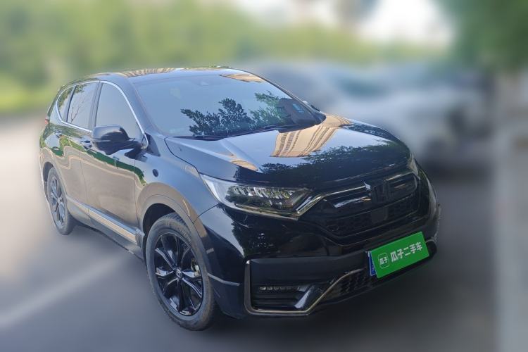 Used Honda CR-V 2021 240TURBO CVT 2WD Black Jazz Edition Front Right 45 Deg