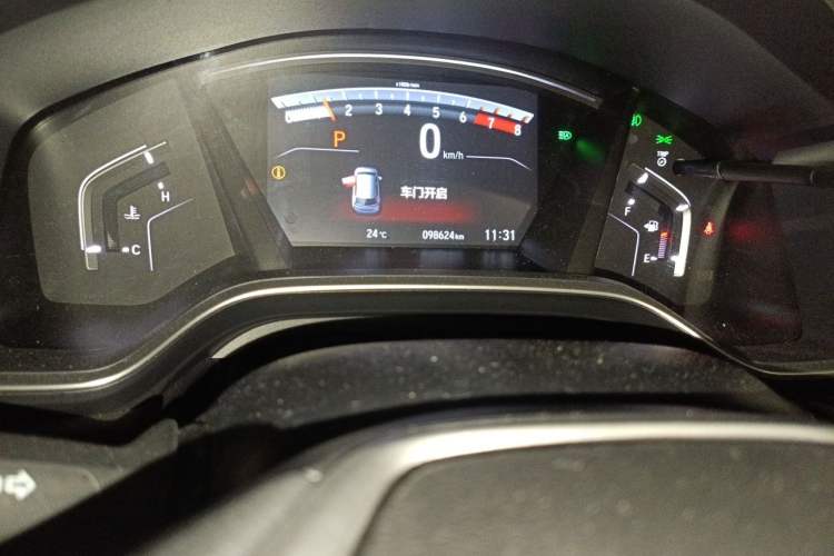 Used Honda CR-V 2021 240TURBO CVT Two-Wheel Drive Urban Edition Odometer Close Up