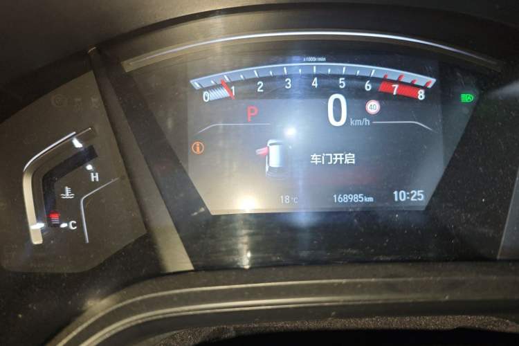 Used Honda CR-V 2021 240TURBO CVT 2WD Black Jazz Edition Odometer Close Up