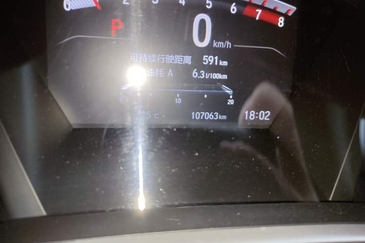 Used Honda CR-V 2021 240TURBO CVT Two-Wheel Drive Urban Edition Odometer Close Up