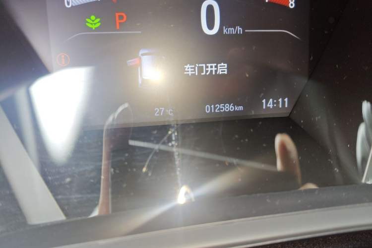 Used Honda CR-V 2021 240TURBO CVT 2WD Black Jazz Edition Odometer Close Up