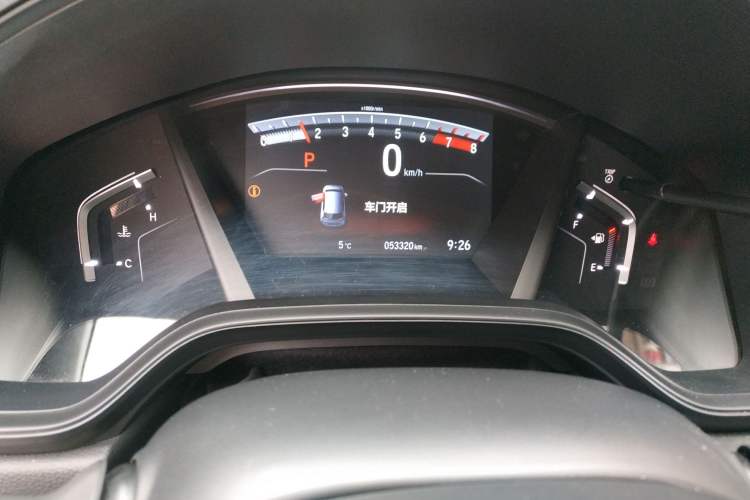 Used Honda CR-V 2021 240TURBO CVT 2WD Black Jazz Edition Odometer Close Up