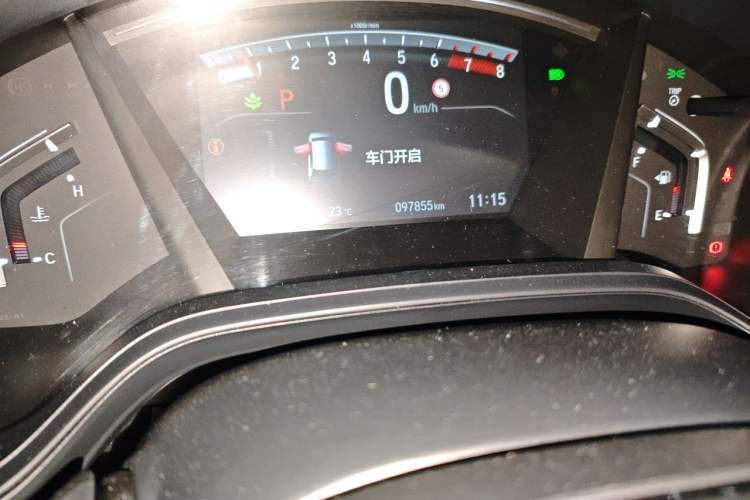 Used Honda CR-V 2021 240TURBO CVT 2WD Black Jazz Edition Odometer Close Up