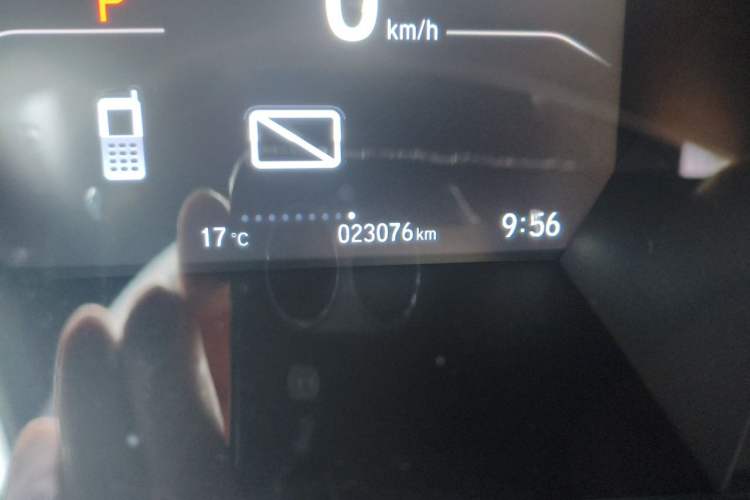 Used Honda CR-V 2021 240TURBO CVT Four-Wheel Drive Black Jazz Edition Odometer Close Up