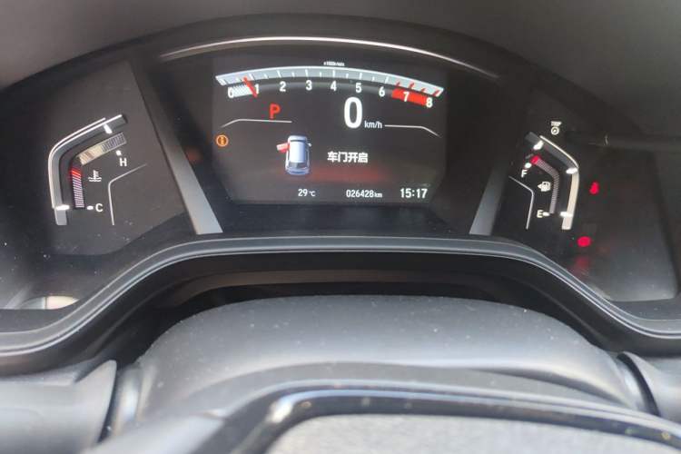 Used Honda CR-V 2021 240TURBO CVT 2WD Black Jazz Edition Odometer Close Up