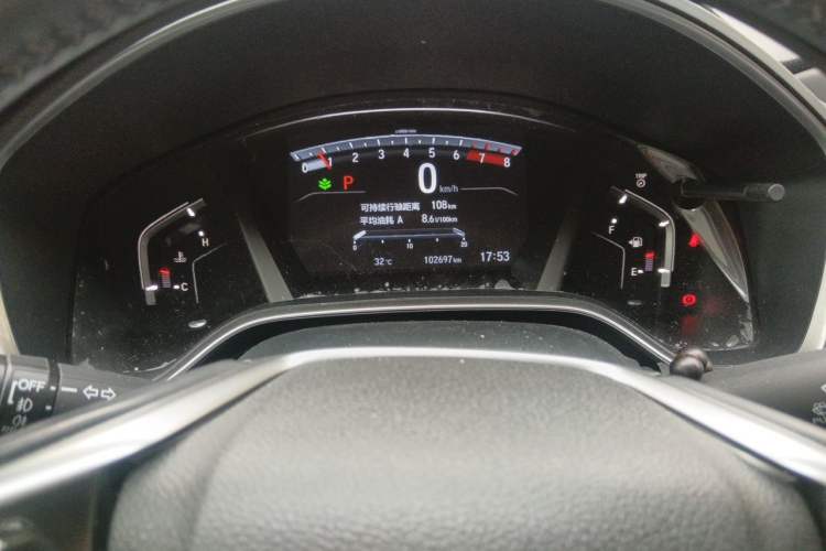 Used Honda CR-V 2021 240TURBO CVT 2WD Fashion Edition Odometer Close Up